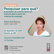 Aula Magna com a professora visitante Dra. Nelia Del Bianco Aula Magna Nelia