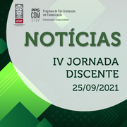 IV Jornada Discente do PPGCOM UFOP Jornada Discente